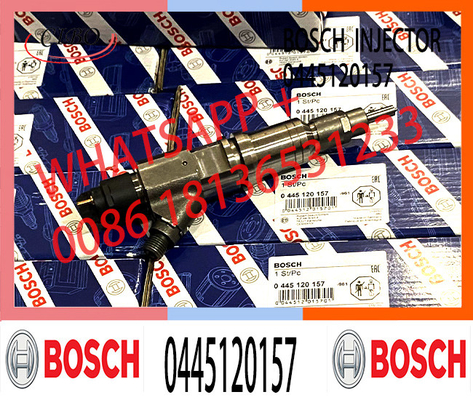 Untuk SAIC- HONGYAN 504255185 FIAT 504255185 Common Rail Bosch Injector 0445120157
