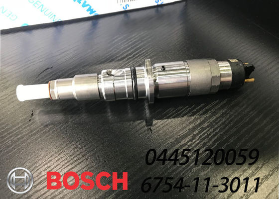 Injector Diesel Asli 0445120059 Untuk Cummins 3976372 4945969 QSB6,7 CDC/KOMATSU 200-8/Hyundai