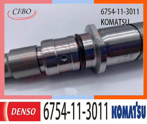 6754-11-3011 KOMATSU Fuel Injector 0445120231 PC200-8 PC220-8 Excavator 6D107 Engine
