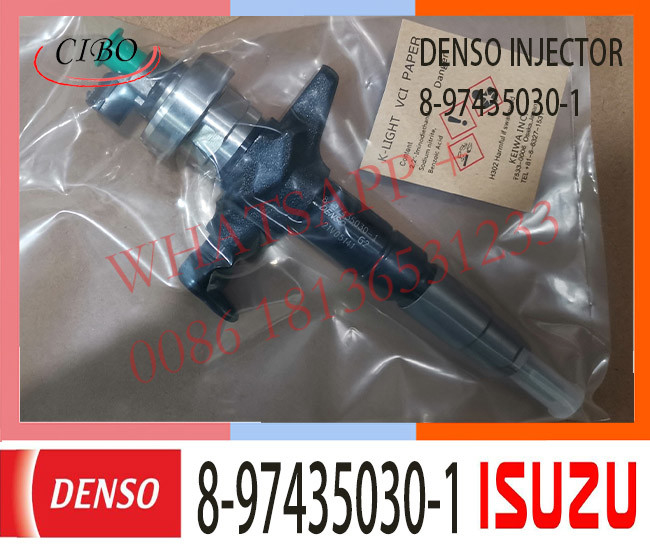 Injektor Bahan Bakar Mesin Diesel Common Rail Asli 8-97435030-1 8974350301 Untuk ISUZU
